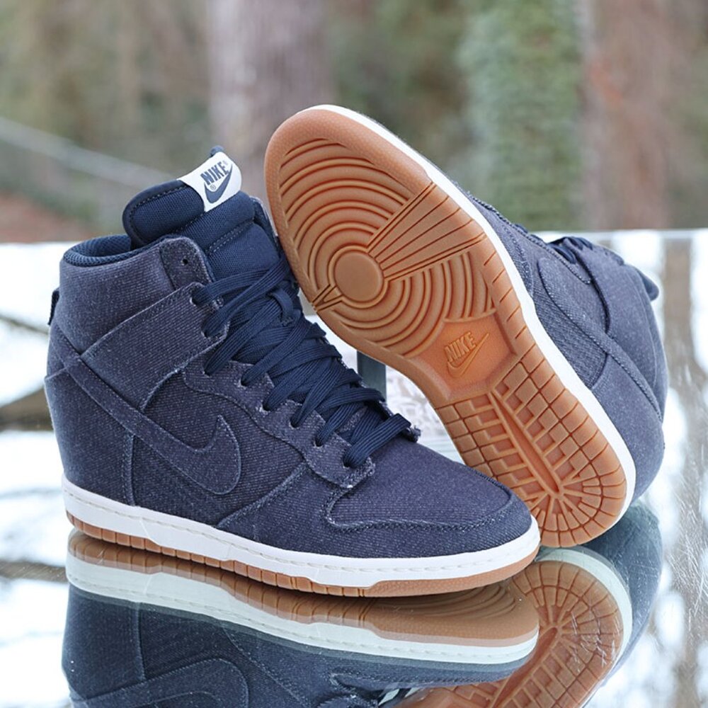 Nike Dunk Sky Hi Denim Blue 2014 - Picture 4 of 14